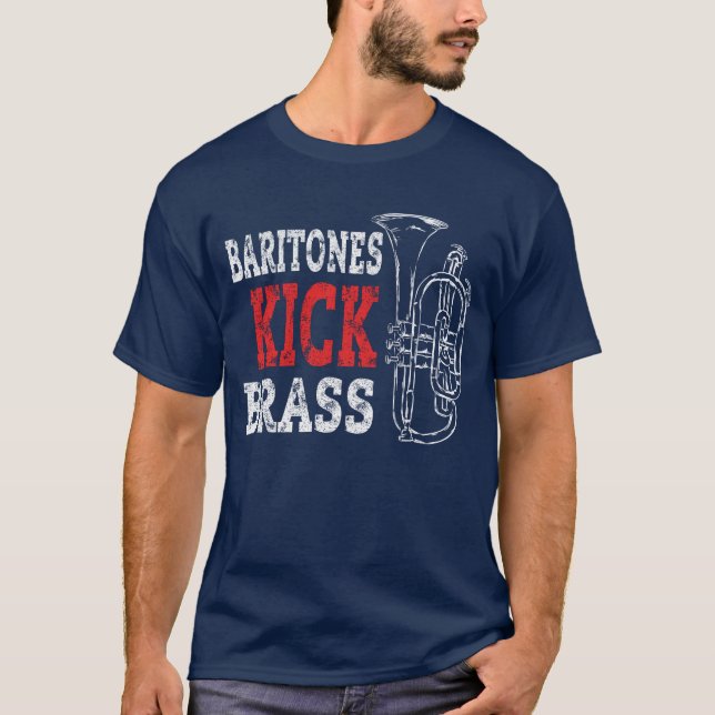 Camisa de bronze do presente da banda do Euphonium (Frente)