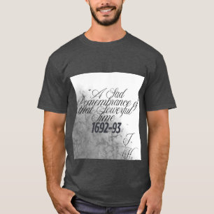 Camisa de Bruxa Citação Histórica de Salem