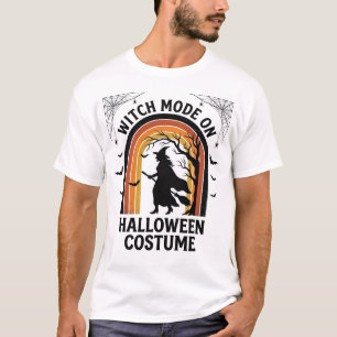 Camisa de Bruxa de Halloween Roupa Divertida Grava