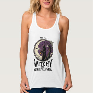 Camisa de Bruxa Vintage Com Arte de Halloween de L