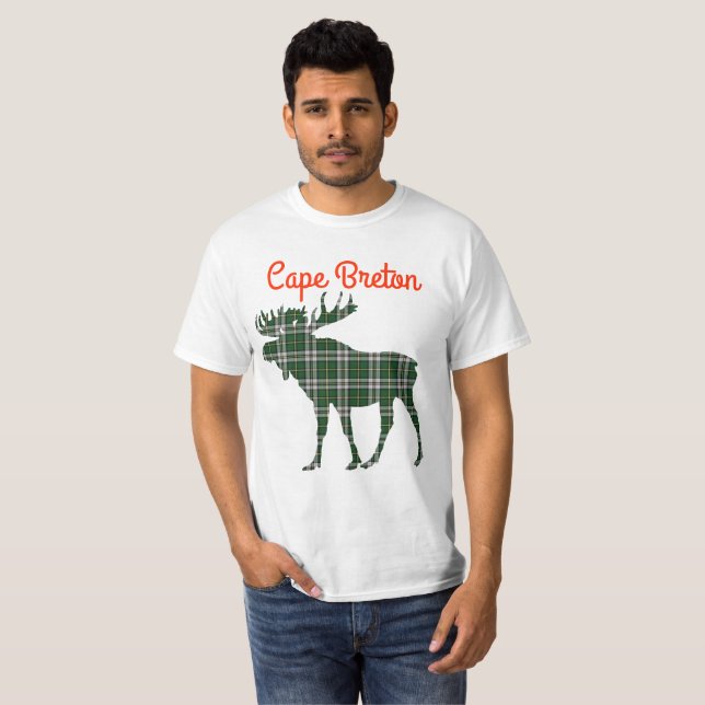 Camisa de Cabo Breton moose tartan (Frente Completa)