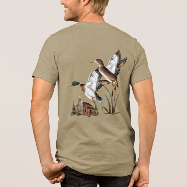 Camisa de caça da vida selvagem masculina (Verso)