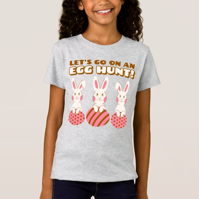 Camisa De Caça De Ovo De Coelho Triplo (Frente)