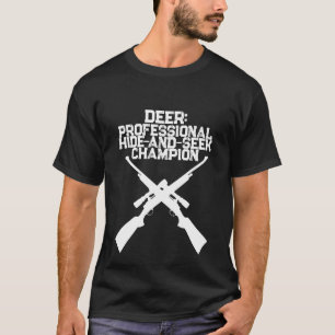 Camisa de Caça de Veado Campeão de Esconde-Esconde