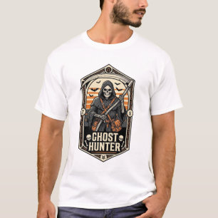Camisa de Caçador de Fantasmas Design de Halloween