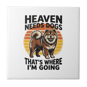Camisa de Cachorro Chow Chow Heaven Tributo Vintag