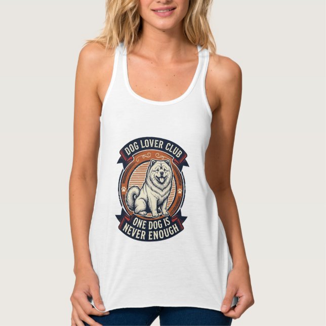 Camisa de Cachorro Chow Chow Um Cachorro Nunca é S (Frente)