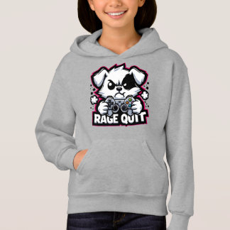 Camisa de Cachorro Gamer Rage Quit - Presente Dive