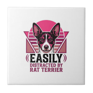 Camisa de cachorro Rat Terrier Vintage Facilmente