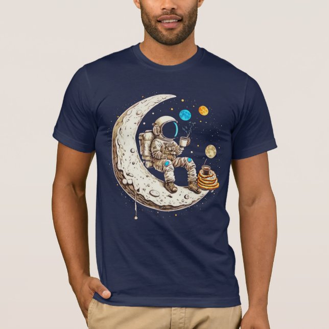 Camisa de café do Bebendo astronauta (Frente)