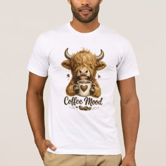 Camisa de Café Vaca das Terras Altas