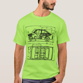 Camisa de Cali GA do estilete & do Imp do raio de