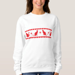 CAMISA DE CALOR DO NATAL KITTIE, VERMELHO