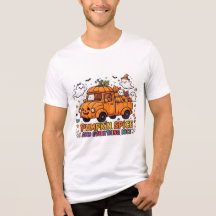 Camisa de Caminhão de Outono com Temática de Abóbo