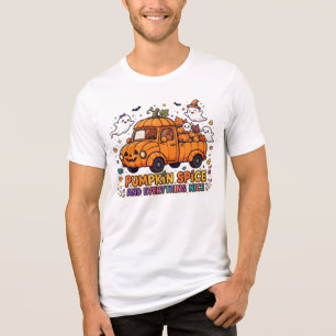 Camisa de Caminhão de Outono com Tempero de Abóbor