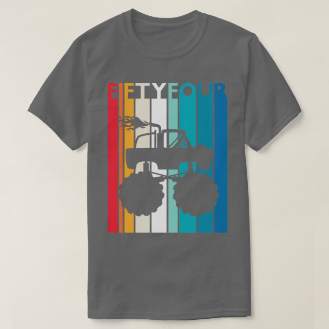 Camisa de caminhões monstro do 54.o aniversário do (Frente do Design)