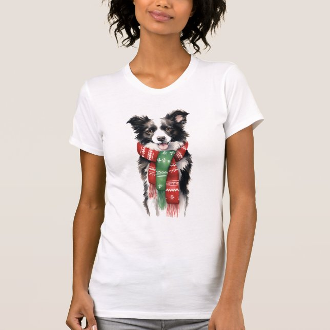 Camisa de Camisa de Natal das Mulheres na Fronteir (Frente)