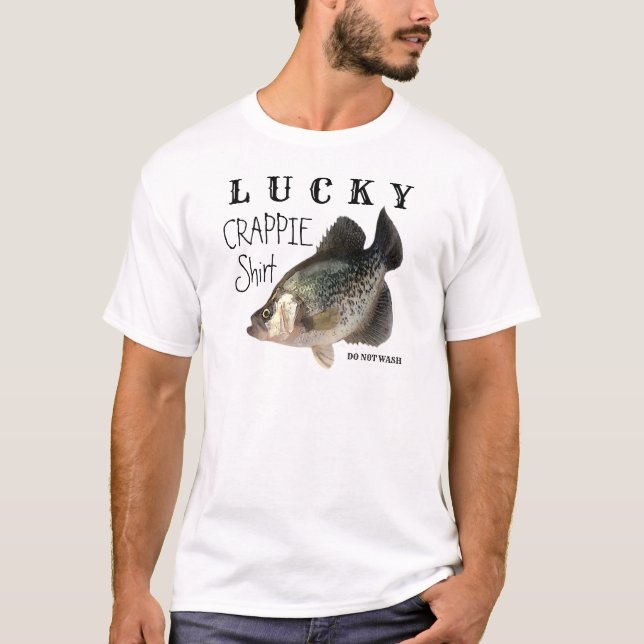 Camisa De Camisa Sortuda Camisa Engraçada (Frente)