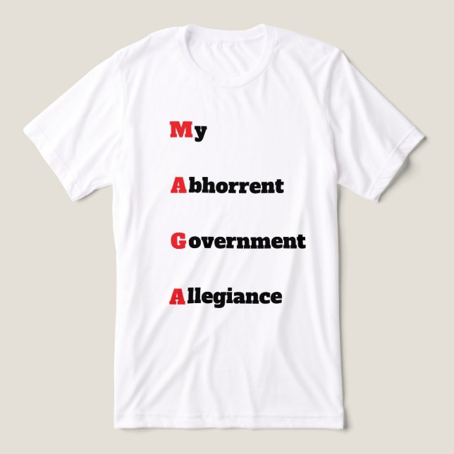 Camisa De Camisa-T MAGA 3 (Design frontal)