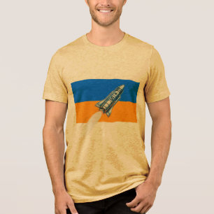 Camisa De Camisa-Tríplice De Camisa-T Gráfica De F