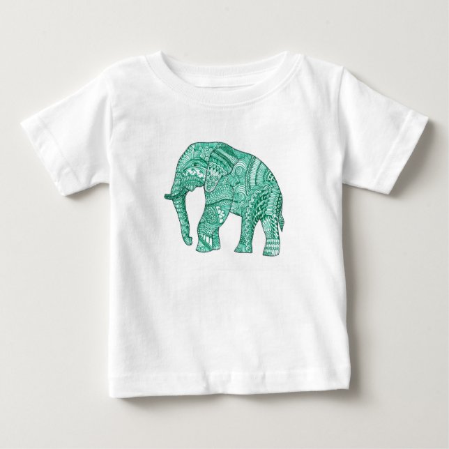 Camisa de camisola de bebê bonita com design de el (Frente)
