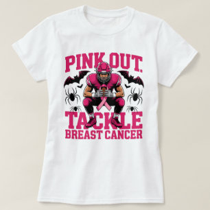 Camisa de Cancer de futebol do Taco de Futebol ros