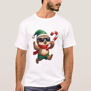 Camisa de Cane de Açúcar de Hortelã do Sloth do Na