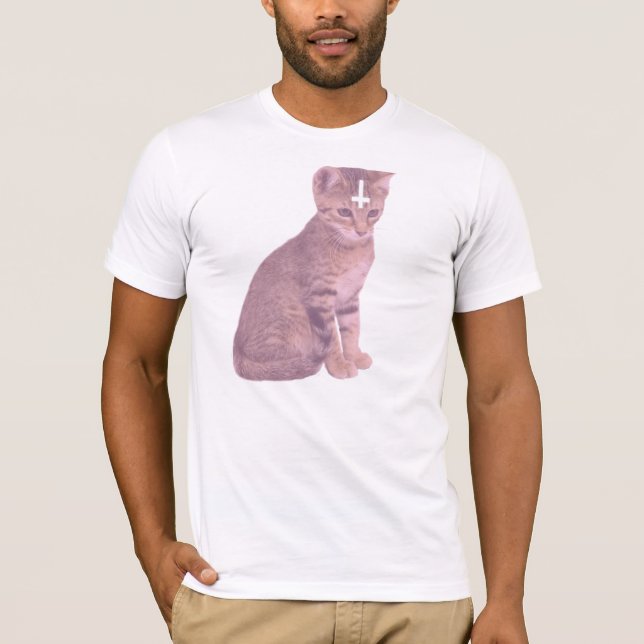 Camisa de Canvas Invertida da Bella Cross Kitten (Frente)