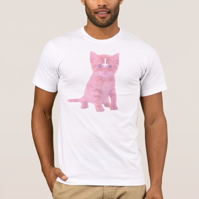 Camisa de Canvas Invertida da Bella Cross Kitten (Frente)
