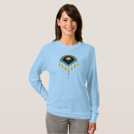 Camisa De Capa Longa Do Ovo Do Deco Space