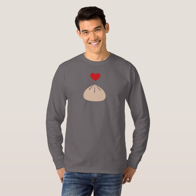 Camisa De Capa Longa E Unisex Com Amor (Frente Completa)