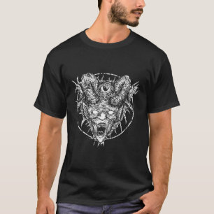 Camisa De Capa Longa Oculta Satânica Por Kraftd