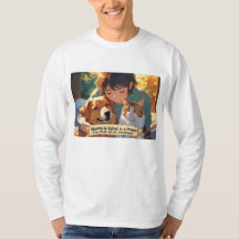Camisa De Capa Longa Unisex