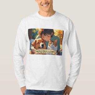 Camisa De Capa Longa Unisex