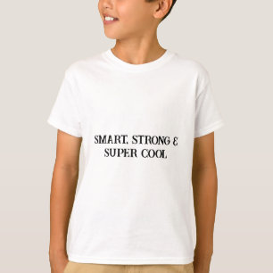 Camisa de capacitação para crianças fortes e super