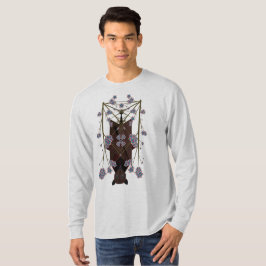 Camisa De Capas Longas E Unisex De Raposa Voadora