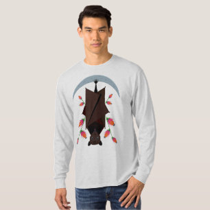 Camisa De Capas Longas E Unisex De Raposa Voadora