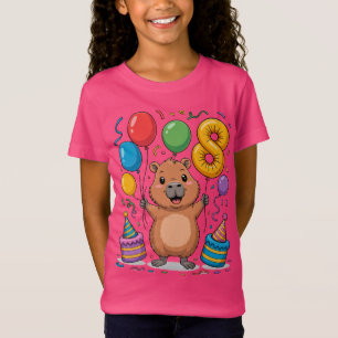 Camisa de Capivara para Meninas de 8 anos de Anive