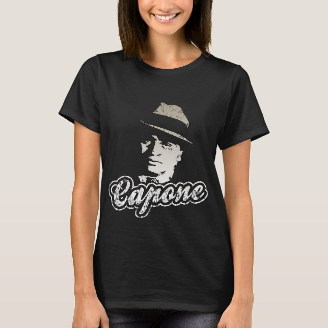 Camisa de Capone t do estilo de Chicago (Frente)