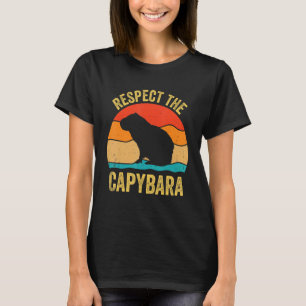 Camisa De Capybaras Respeita A Camisa Capybara Cav