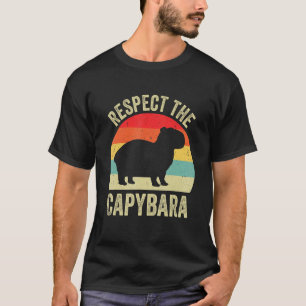 Camisa De Capybaras Respeita A Camisa Capybara Cav
