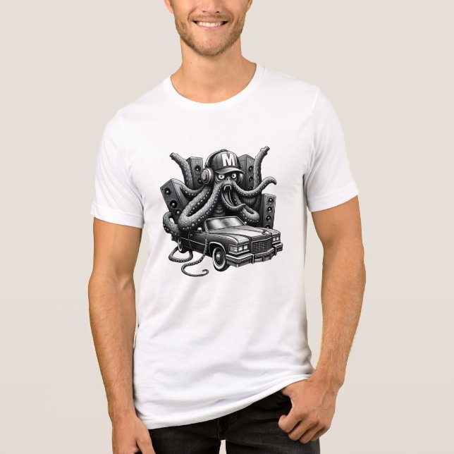 Camisa de Carro de Terror Monstruoso (Frente)