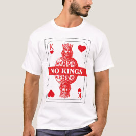 Camisa de Carta de Baralho Sem Reis 