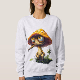 Camisa de Cartoon de Cogumelo Pedrada Engraçada