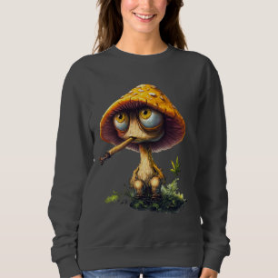 Camisa de Cartoon de Cogumelo Pedrada Engraçada