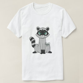 Camisa de Cartoon Raccoon