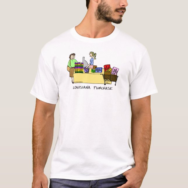 Camisa de Cartoons de Compra da Louisiana (Frente)