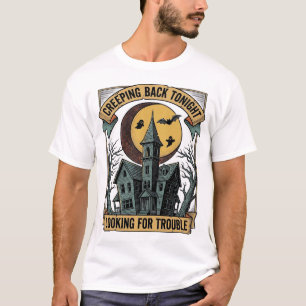 Camisa de Casa Assombrada com Mansão Assustadora G