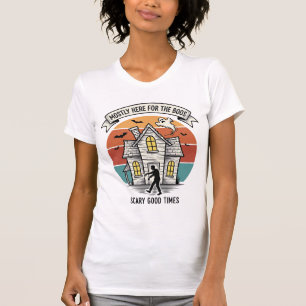 Camisa de Casa Assombrada Engraçada Vintage Hallow