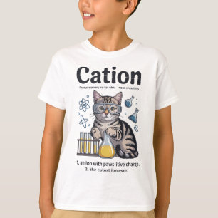 Camisa de Cátion Gato Ciência Química Professor En